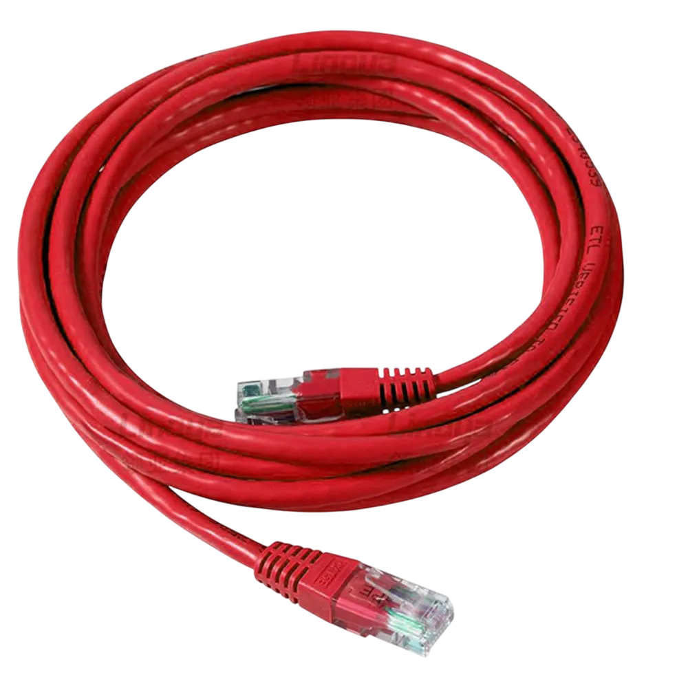 PC2025R Patch Cord Rojo de 3 metros