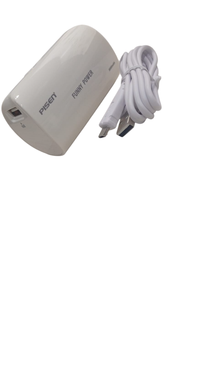 PI-PBP-TS-D088W POWER BANK 5000MAH PISEN BLANCO 5V1A