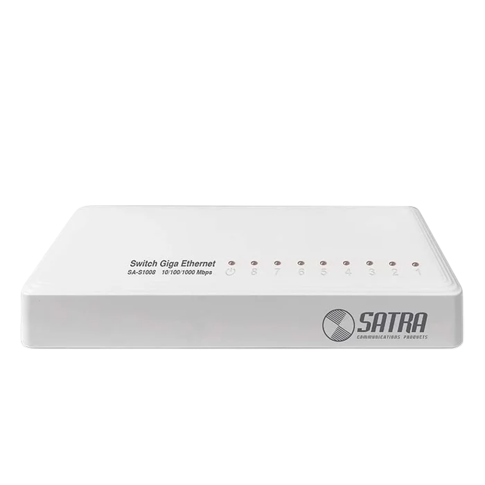 SWITCH SATRA GIGA 8 PUERTOS 10/100/1000Mbps