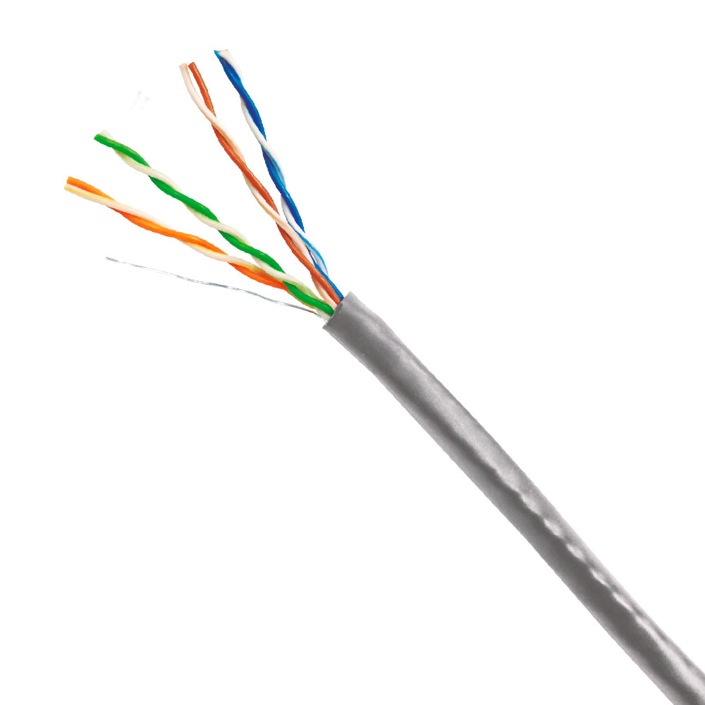 CABLE CCA UTP CAT5E AWG PVC INTERIORES GRIS KONEXXION