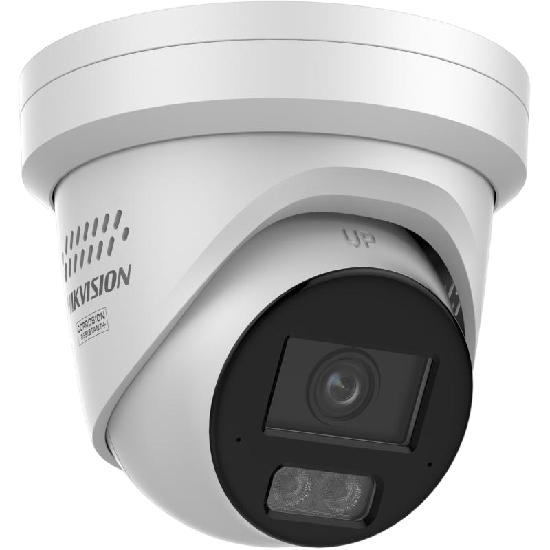 DS-2CD2387G3- LIS2UY-SRB  COLORVU3.0 TURRET IP SMART HYBRID LIGHT IR AUDIO Y LUZ STROBO HIKVISION 8MP