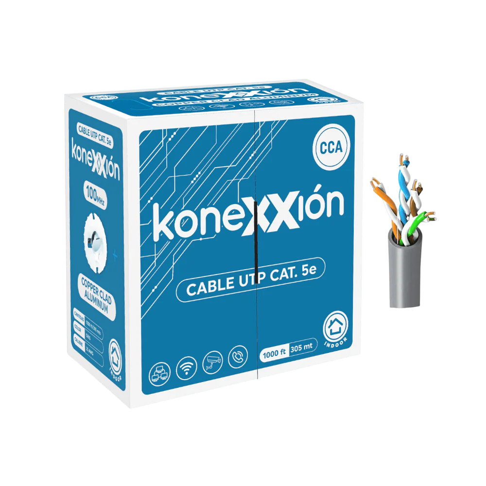CAT5E CABLE UTP KONEXXION EXTERIOR (305MT)