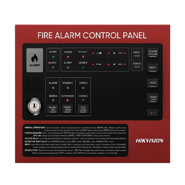  HK-HF-C104 PANEL DE ALARMA CONTRA INCENDIO 4 ZONAS CON BATERIA