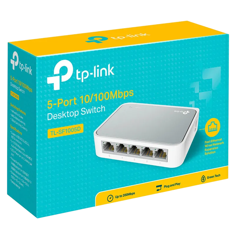 TL-SF1005D SWICH DE 5 PUERTOS 10/100Mbps
