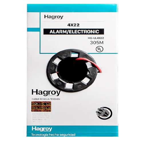 HG-UL4X22 CABLE CONTRA INCENDIO FPLR 4X22 SOLIDO X 300 M / HAGROY