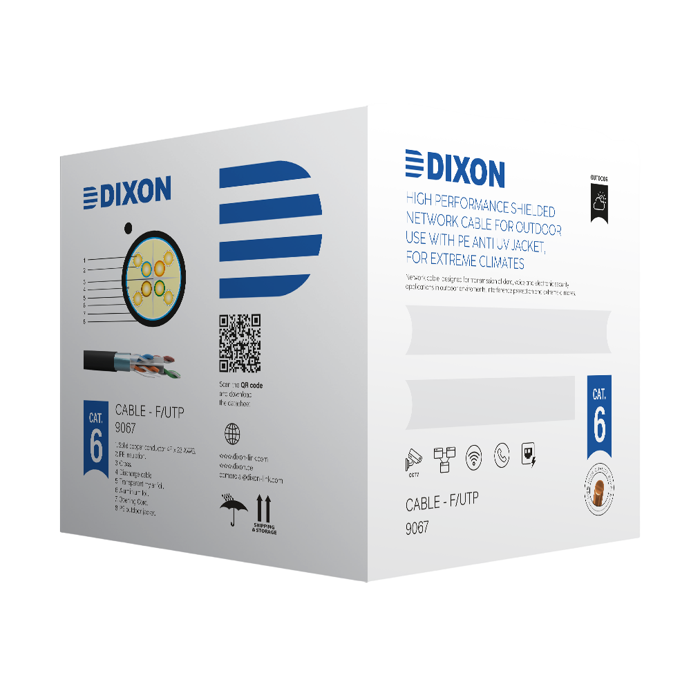DIXON (9067) CABLE STP CAP .6 4PX23AWG-EXTERIORES U