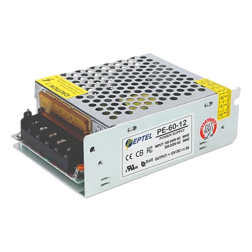 FUENTE 12VOLT 5AMP METAL