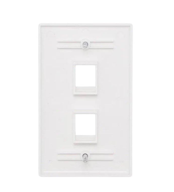 Faceplate de 2 RJ45