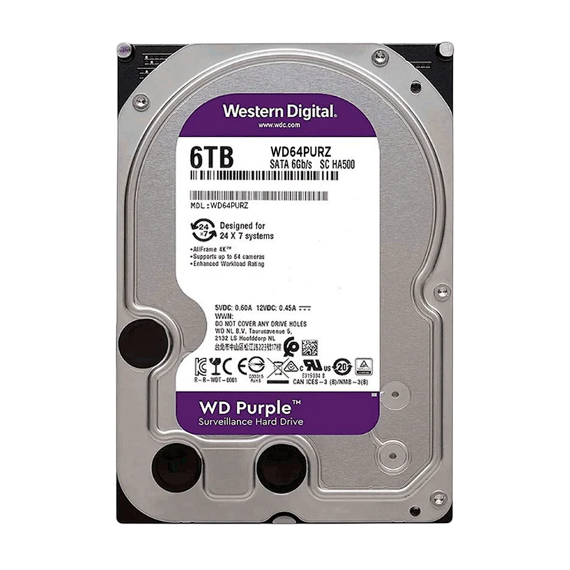 WD64PURZ - DISCO DURO 6TB WD PURPLE 3.5