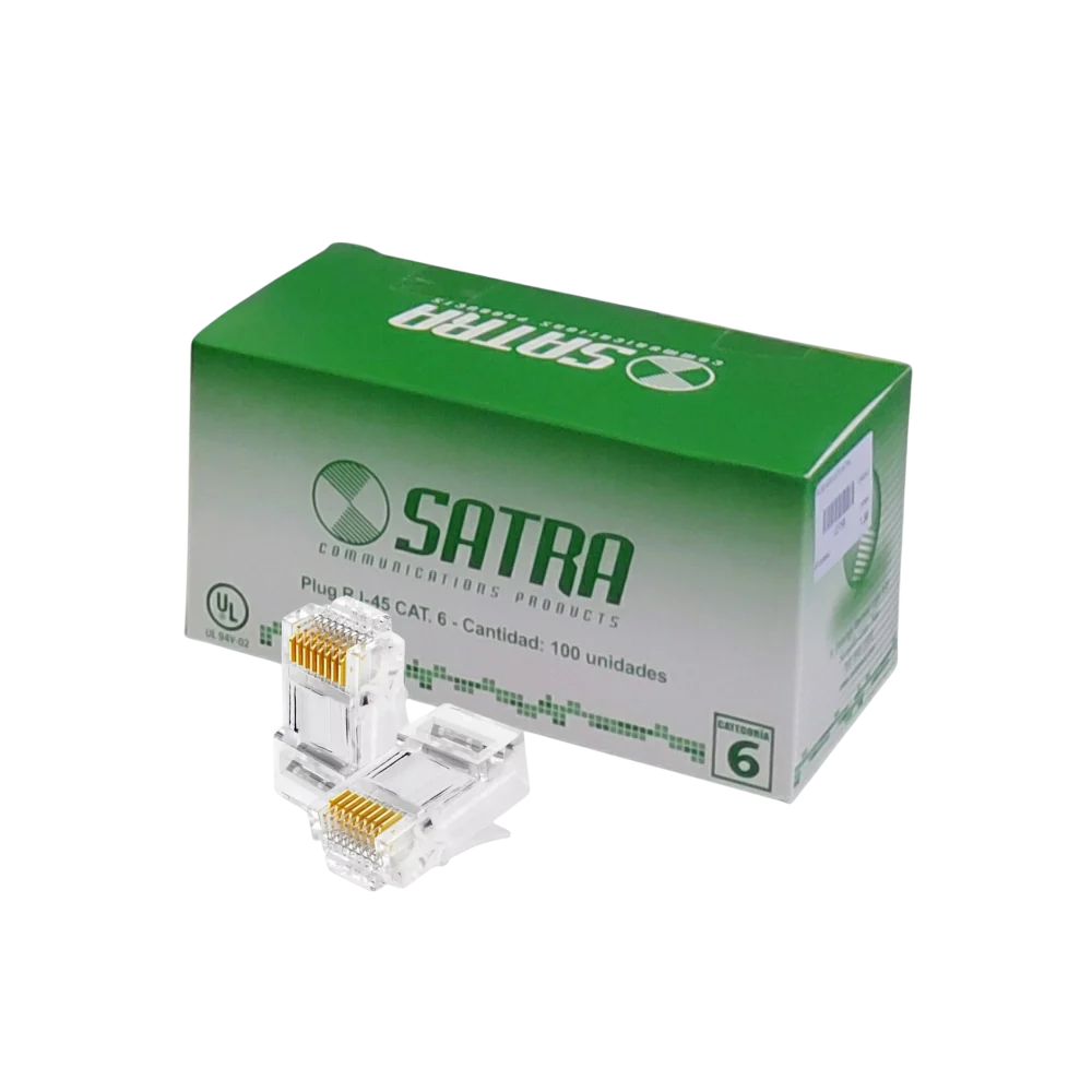 PLUG RJ45 CAT6 SATRA