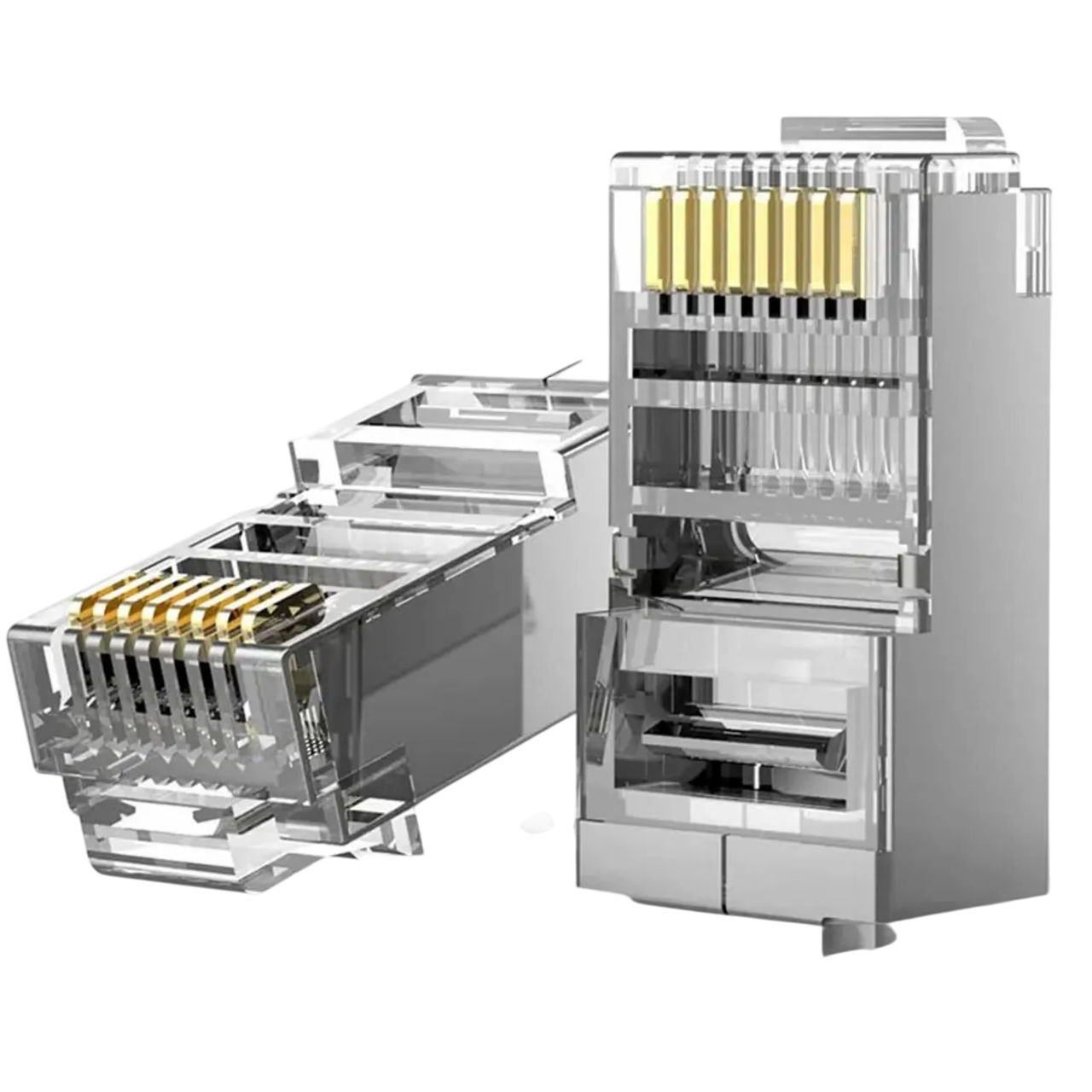 CAT-COB5 CONECTOR RJ-45 CAT 5E METALICO CAJA DE 100 UNIDADES
