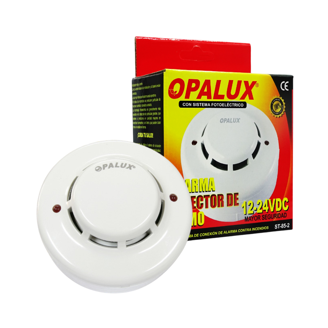 ST-85-2 DETECTOR DE HUMO 9V/220VAC LX-98/220V OPALUX