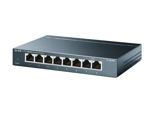 TP-TL-SG1008 - SWITCH 8P GIGABIT. CASE METALICO