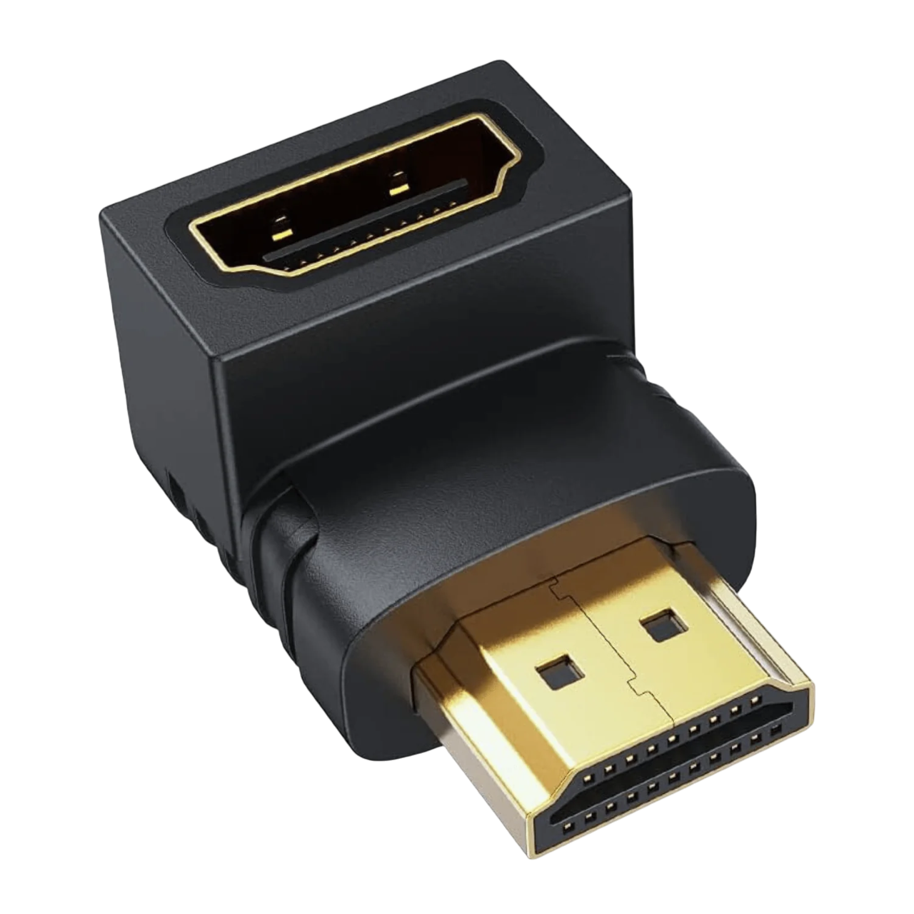 ADAPTADOR CURVA L CODO HDMI ANGULO 90 . MARCA AJV CERT. 326807