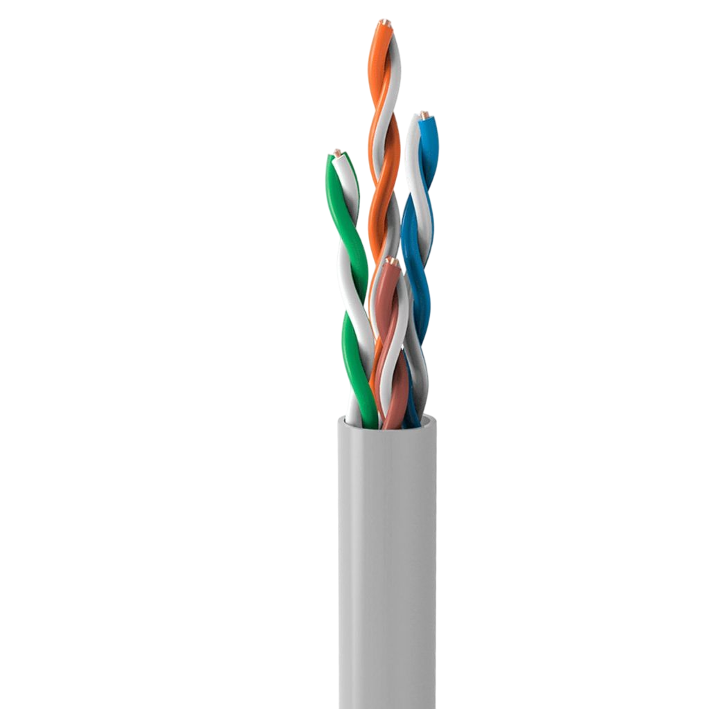 CABLE SOLIDO UTP CM CAT5E PURO COBRE INTERIOR GRIS SATRA