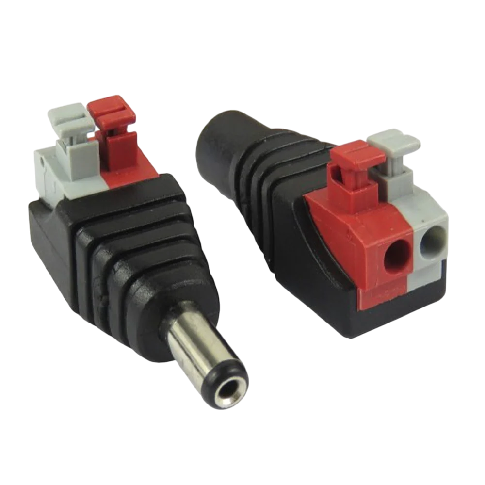 Conector DC Hembra y Macho Plomo especial