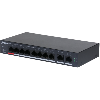 DH-CS4010-8ET2GT-110 SWITCH POE ADMINISTRADO POR NUBE 8 PUERTOS FAST ETHERNET + 2 PUERTOS GIGABIT